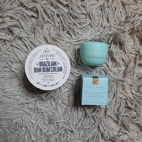 Viral Skincare Bundle Tatcha Sol de Janeiro Bum Estee Lauder Youth Power Cream